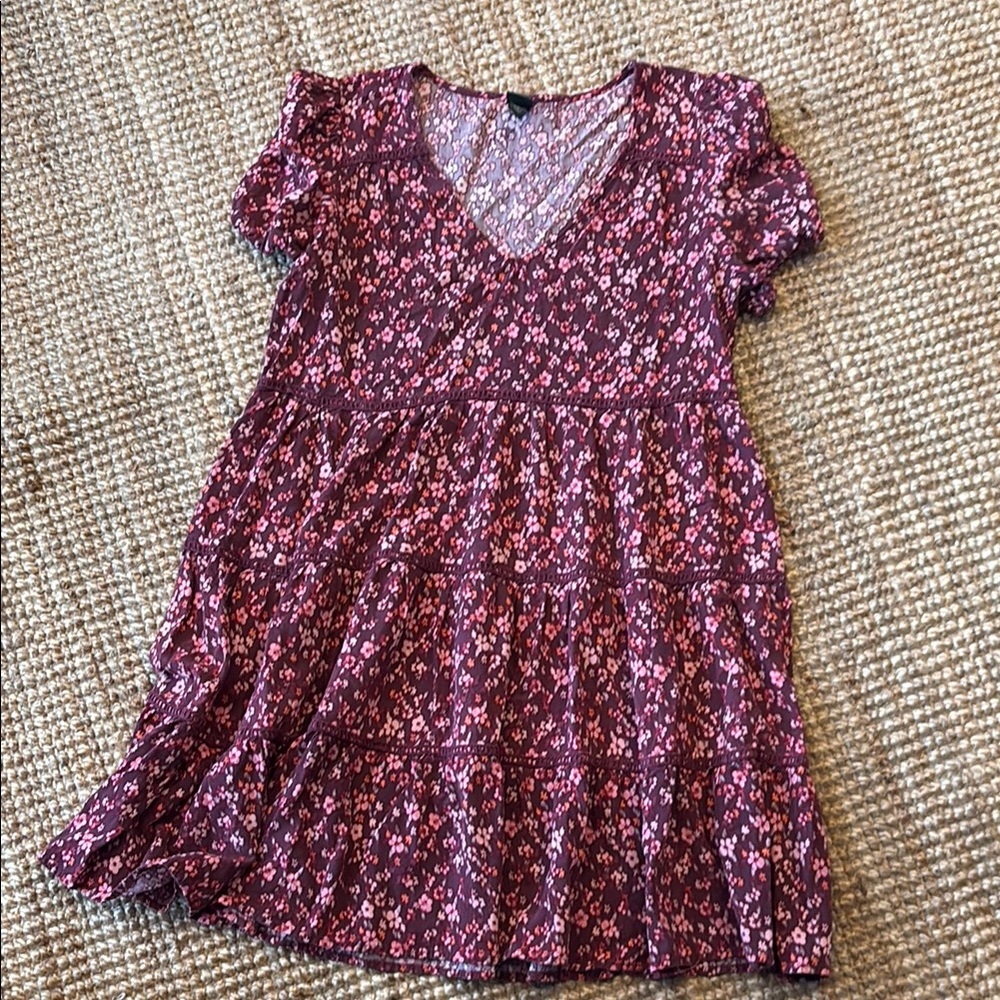 Wild Fable Pink and Purple Floral Top